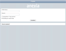 Tablet Screenshot of pm.anexia.at